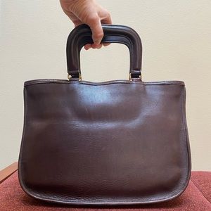 Vintage Coach Leather Handbag